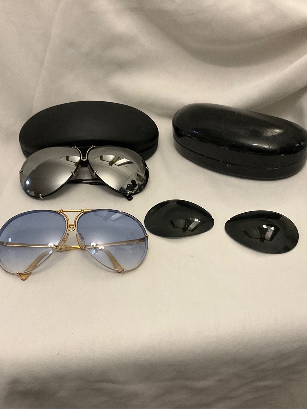 Vintage Authentic Porsche Design Glasses 2 Pair with extra set of lenses